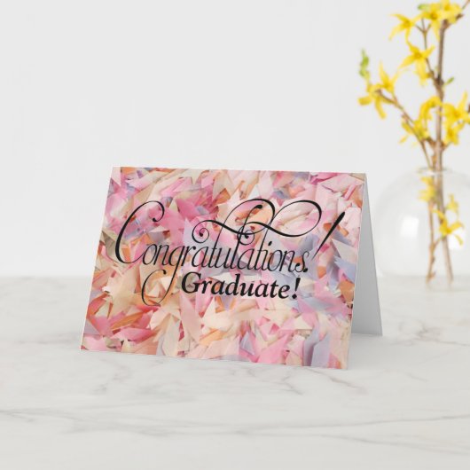 Jij gaat, meid! Afstuderen Kaart (Gele Bloem)