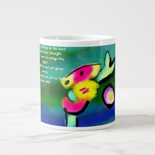 jij geeft kracht grote koffiekop (Voorkant)
