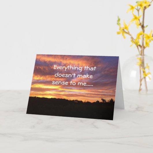 JIJ GEEFT LEVEN BETEKENIS VOOR MIJ-VERJAARDAGSLIEF KAART (Gele Bloem)