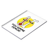 Jij geeft me Femur Grappig Lied Bot Pun  Notitieboek (Linkerzijde)