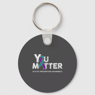Jij Geschenk Maand van de Preventie van Zelfmoord Sleutelhanger