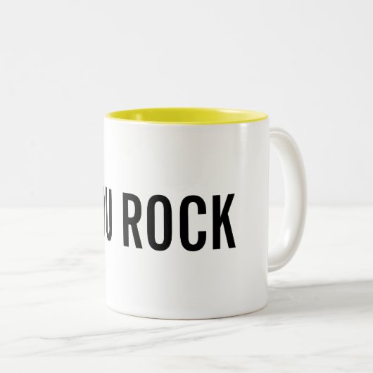 Jij gesteente Mok (Voorkant rechts)