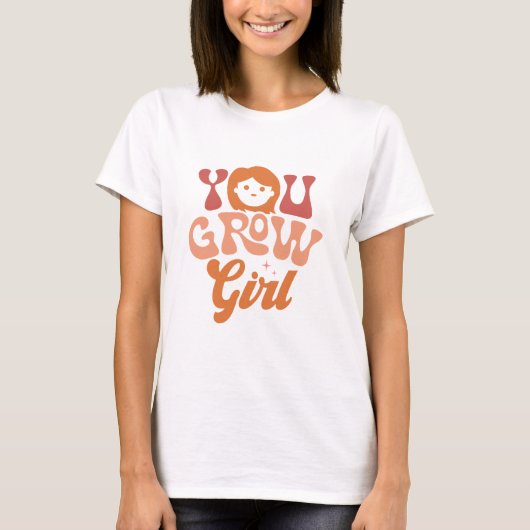 Jij Groeit Meid T-shirt (Voorkant)