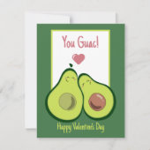 Jij Guac. Avocado Love, Valentijnse Kaart (Voorkant)