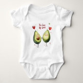 Jij Guac Mijn Wereld Valentijnsdag Romper (Voorkant)