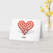 Jij hebt de sleutel tot mijn hart kaart (Gele Bloem)