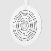 'Jij hebt geen macht over mij' Ornament (voorkant)