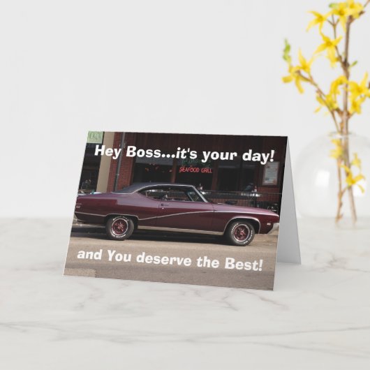 JIJ HEEFT HET GEHEEL GEWEEST ALS DEZE AUTO!! KAART (Gele Bloem)