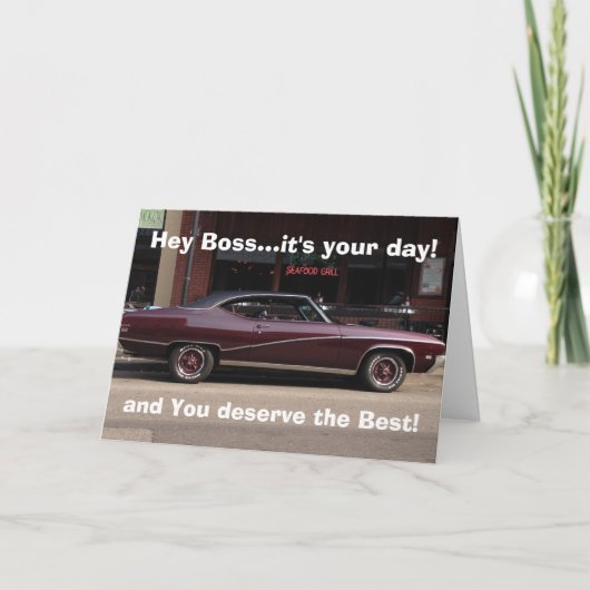 JIJ HEEFT HET GEHEEL GEWEEST ALS DEZE AUTO!! KAART (Voorkant)