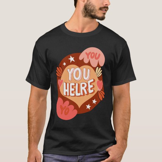 Jij hoort hier. t-shirt (Voorkant)