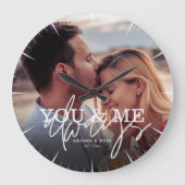 Jij & ik altijd liefde grote klok (Voorkant)