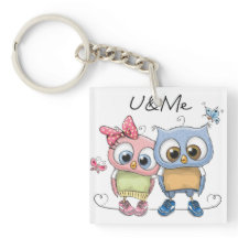 Jij & Ik Beste Vrienden Uil Sleutelhanger - Sweet 