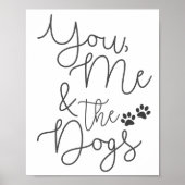 Jij, ik en de Dogs Poster Print (Voorkant)