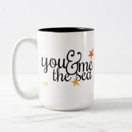 Jij, ik en de Zee koffie Mok