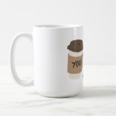 'Jij, ik en hete koffie'-koppel mok (Links)