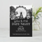 Jij & ik Ferris Wheel Date Night Kaart (Staand voorkant)