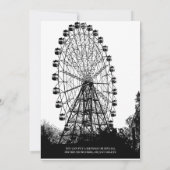 Jij & ik Ferris Wheel Date Night Kaart (Achterkant)