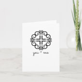 Jij + ik | Hmong geïnspireerde kaart (Voorkant)