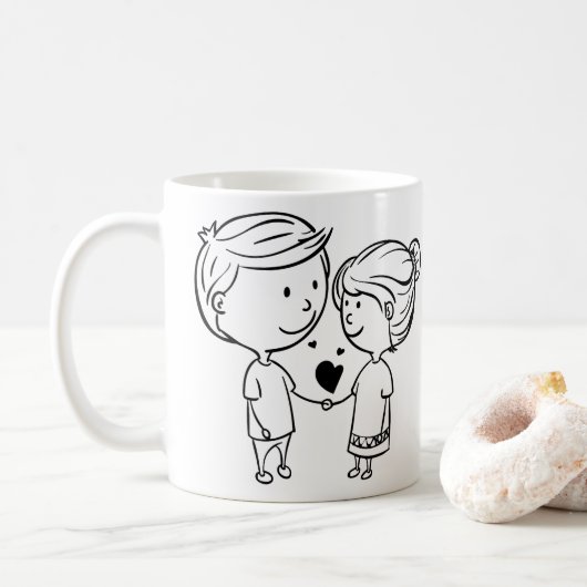 Jij & Ik Koppel Mok (Met donut)