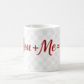 Jij + Ik = ❤️ Mok – Romantisch Valentijnsdag Cadea (Center)