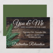 Jij & ik Rustic Kaart (Voorkant / Achterkant)