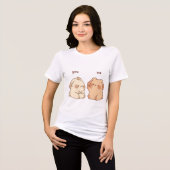 Jij & Ik Schattig Konijn Dames T-Shirt (Voorkant volledig)