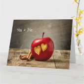 Jij & Ik Soulmate Liefdesgedicht Romantisch Kaart (Gele Bloem)