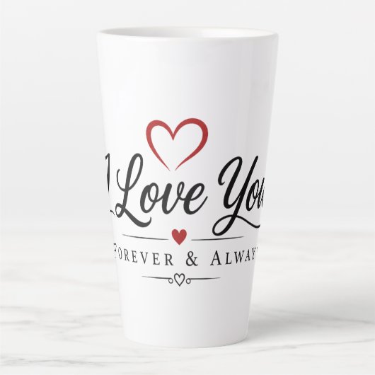 Jij & Ik Voor Altijd Latte Mok (Voorkant)
