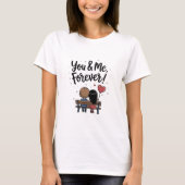 Jij & Ik Voor Altijd Romantisch T-Shirt (Voorkant)