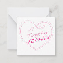 Jij? Ik? Voor altijd samen?