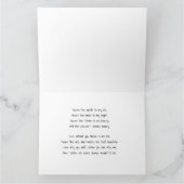 Jij & Ik Zielsverwant Liefdesgedicht Romantisch Kaart (Binnen)