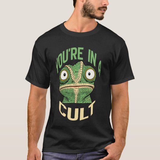 Jij in een cultus  t-shirt (Voorkant)