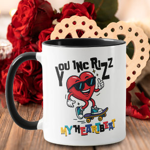 Jij Inc Rizz mijn Hartslag - Valentijnsdag Mok