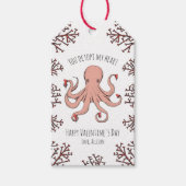 Jij Inktvis Mijn Hart Octopus Valentijnsdag Cadeaulabel (Voorkant)