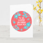 Jij is als een broer voor mij kaart (Gele Bloem)