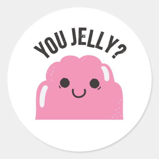 Jij Jelly? Ronde Sticker (Voorkant)