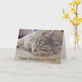 Jij, jij, jij... het gaat altijd om jou! kaart (Gele Bloem)