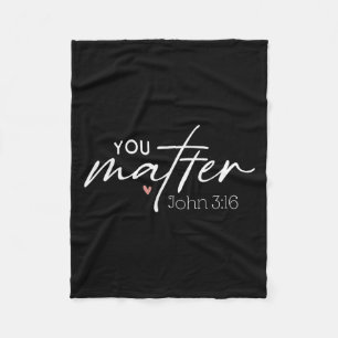 Jij Johannes 3 16 Bijbelvers Christelijk Geloof Ci Fleece Deken