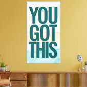 Jij Kan Dit Canvas Afdruk (Insitu (Woonkamer))