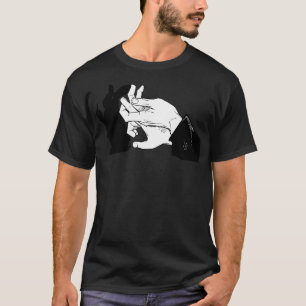Jij konijn dier schaduw pop t-shirt