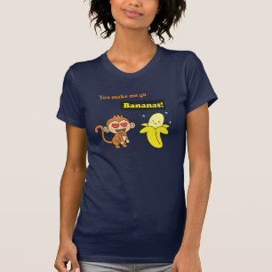 Jij laat me helemaal Bananen worden, Schattige Lie T-shirt