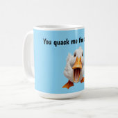 Jij laat me kwakelen Eend Koffiemok (Voorkant links)