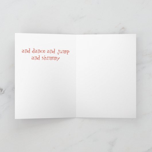 Jij laat mijn hart zingen Valentijn Kaart (Binnen)