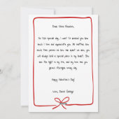 Jij laat mijn leven opfleuren Grappige spreuk Vale Feestdagenkaart (Achterkant)