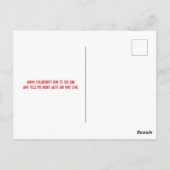 Jij leidt mijn wereld grappige avocado Valentijnsd Briefkaart (Achterkant)