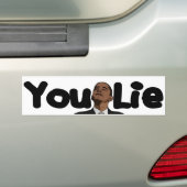 Jij liegt bumpersticker (Op auto)
