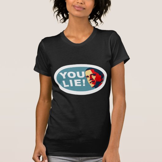 Jij liegt! t-shirt (Voorkant)