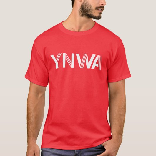 Jij Loop nooit alleen YNWA Red T-shirt (Voorkant)