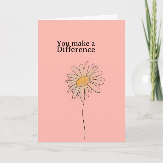 Jij maakt het verschil kaart (Voorkant)