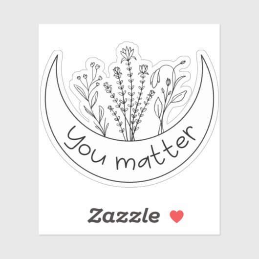 Jij maakt jou uit sticker (Vel)